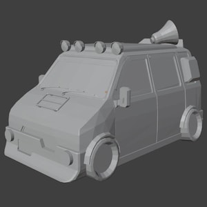 ZZZ Phaethon Business Car STL File: Game-Accurate 3D Model