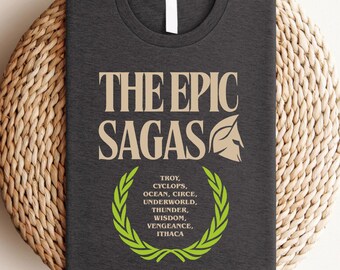 Odysseus Graphic Tee: Vintage Greek Mythology Hero Shirt