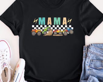 Monster Truck Mama T-Shirt: Boy Birthday Party Tee