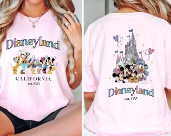 Disneyland Est. 1955 T-Shirt, Disneyland T-Shirt, Disneyland California Shirt, Mickey And Friends Shirt, Disney Trip Shirt, Disney Vacation