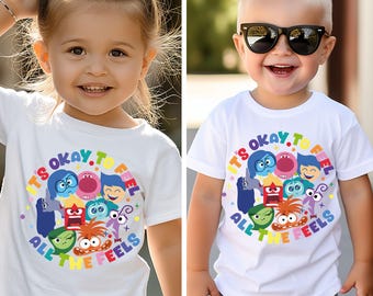 It's Okay To Feel All The Feels Shirt, Disney Shirt, Therapy Shirt, Teacher Shirt, Gift for Teacher,BCBA Tee, Speech Terapy Shirt