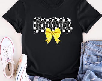 Cute Softball Mama T-Shirt, Mothers Day Gift For Softball Mom, Gift For Softball Lover Mom Shirt, Mothers Day Shirt, Softball Season Mom Tee