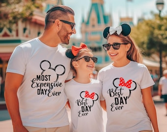Disney Best Day Ever Most Expensive Day Ever Shirt, Disney Shirt, Disneyland Tee, Disney World Tee, Disney Family Tee, Disney Kids