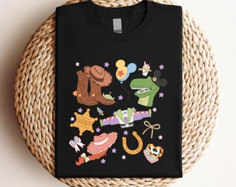 Toy Shirt, Toys Crossing Shirts, Toy Tshirt, Retro Disney T-shirt, Toy film Character Tshirt, Disney Family Trip Tees,Cute Tshirt,Unisex Tee