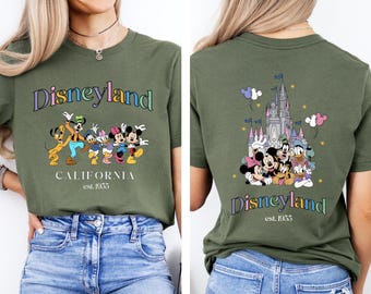 Retro Disneyland Est. 1955 T-Shirt: Classic Disney Park Tee, Vintage Anaheim Vacation Shirt, Nostalgic Theme Park Tee