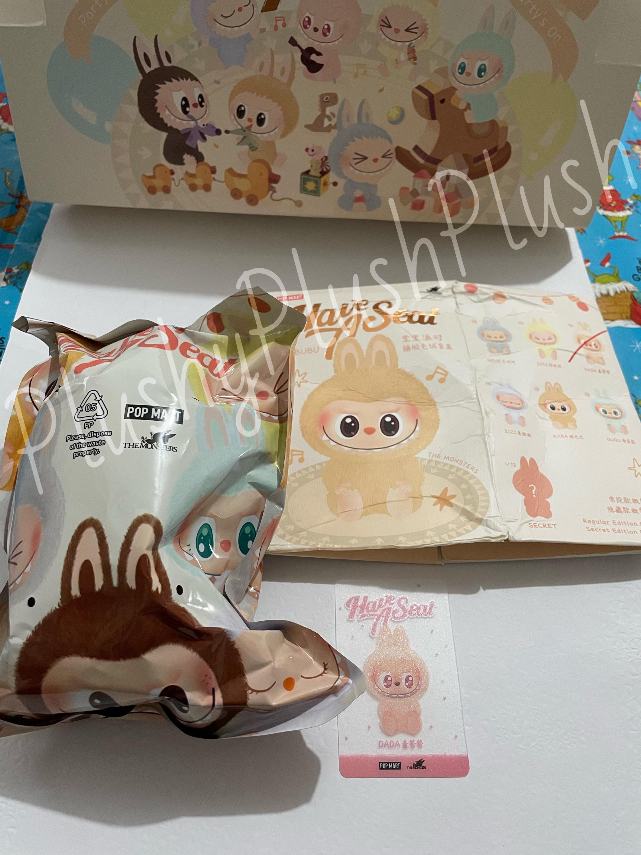 New Authentic Popmart DADA the Monsters Labubu Have A Seat