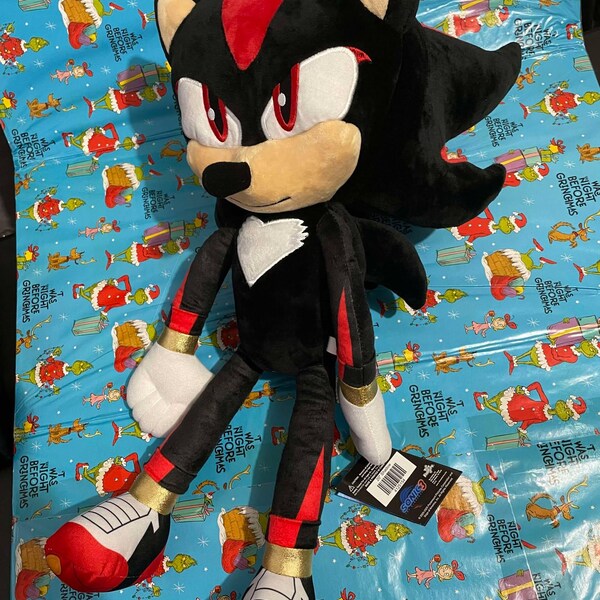 Shadow the Hedgehog Plushie Etsy