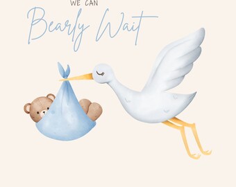 Beer thema baby shower uitnodiging