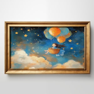 Reise in eine andere Welt Kunst | Fantasievolles Wohndekor | | Einzigartige Geschenkidee | Wandkunst | Wohnkultur | Verträumte Wandkunst | Digitale Kunst