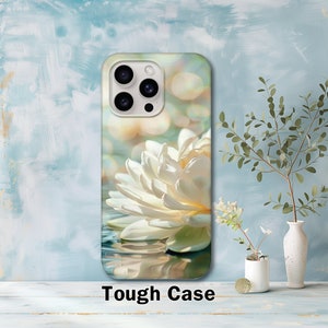 White Lotus Phone Case|Tough case