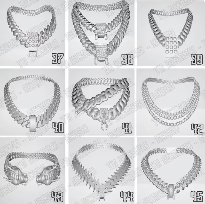 72 Fivem Chain Models | Blender Ready | Fivem Chain Templates - Etsy