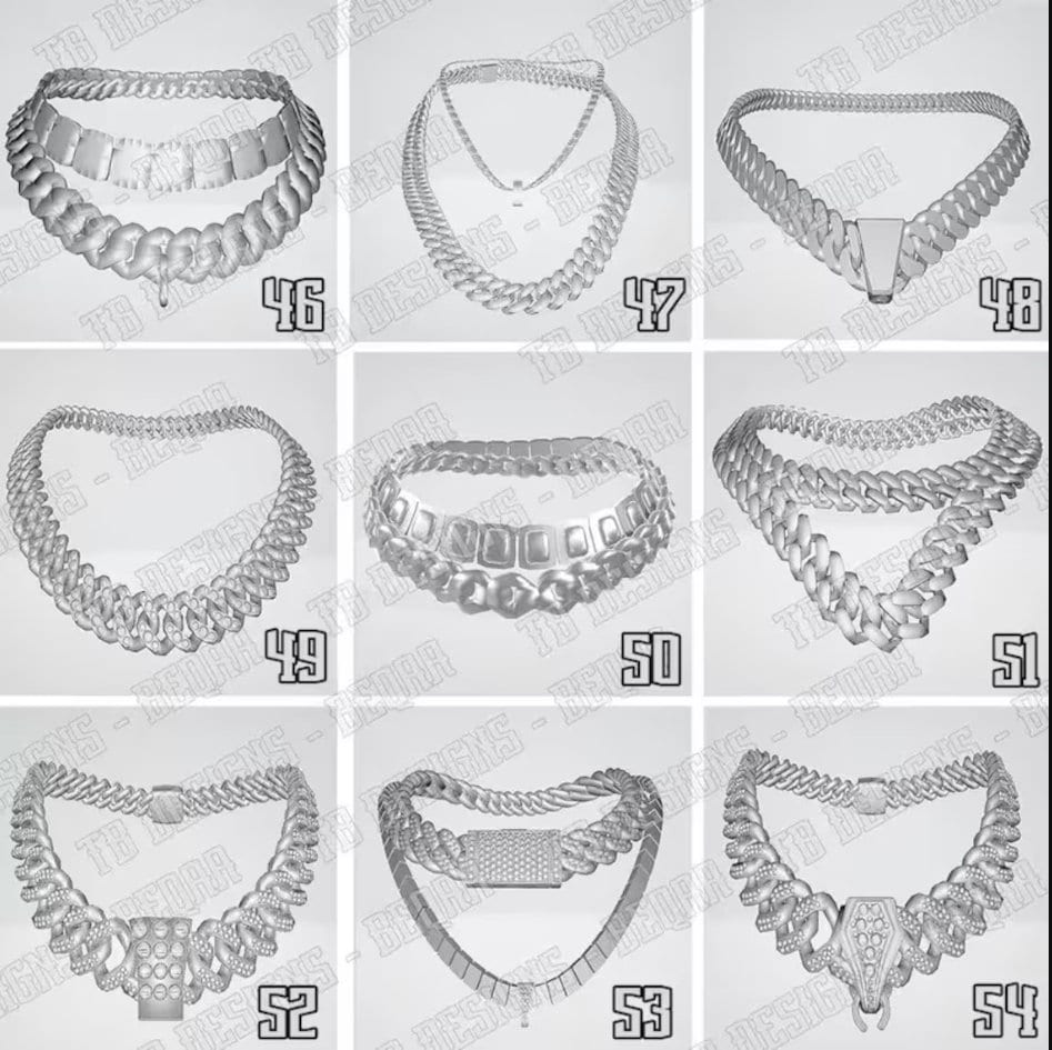 72 Fivem Chain Models | Blender Ready | Fivem Chain Templates - Etsy