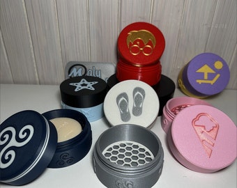 Personalized solid soap travel case, zero waste gift eco cosmetic holder, 3D printed France
