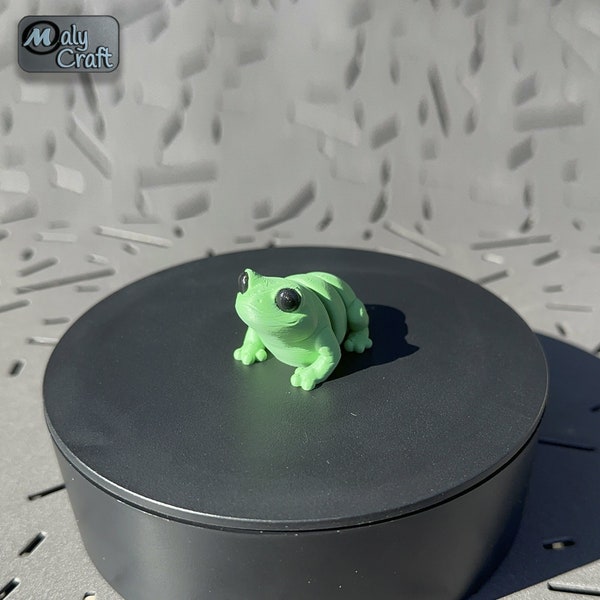 Grenouille miniature imprimée en 3D, jouet articulé, jouet mignon, fidget toy | Figurine, porte-clés, aimant | Impression 3D