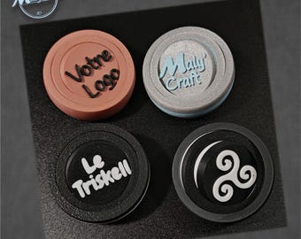 Personalisierter Logo Fidget Kreisel, originelles Firmengeschenk, Werbeartikel 3D Druck Frankreich