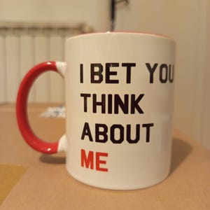 Caneca "Aposto que você pensa em mim" - Taylor Swift
