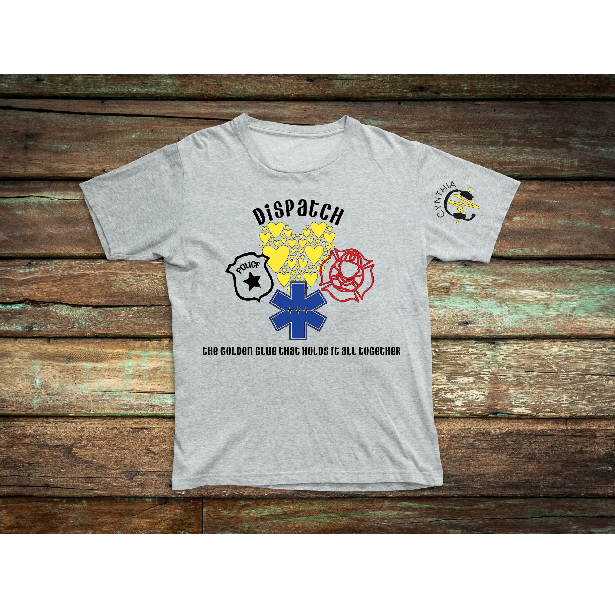 Personalized 911 Dispatcher Tshirt, Personalized 911 Dispatch Apparel