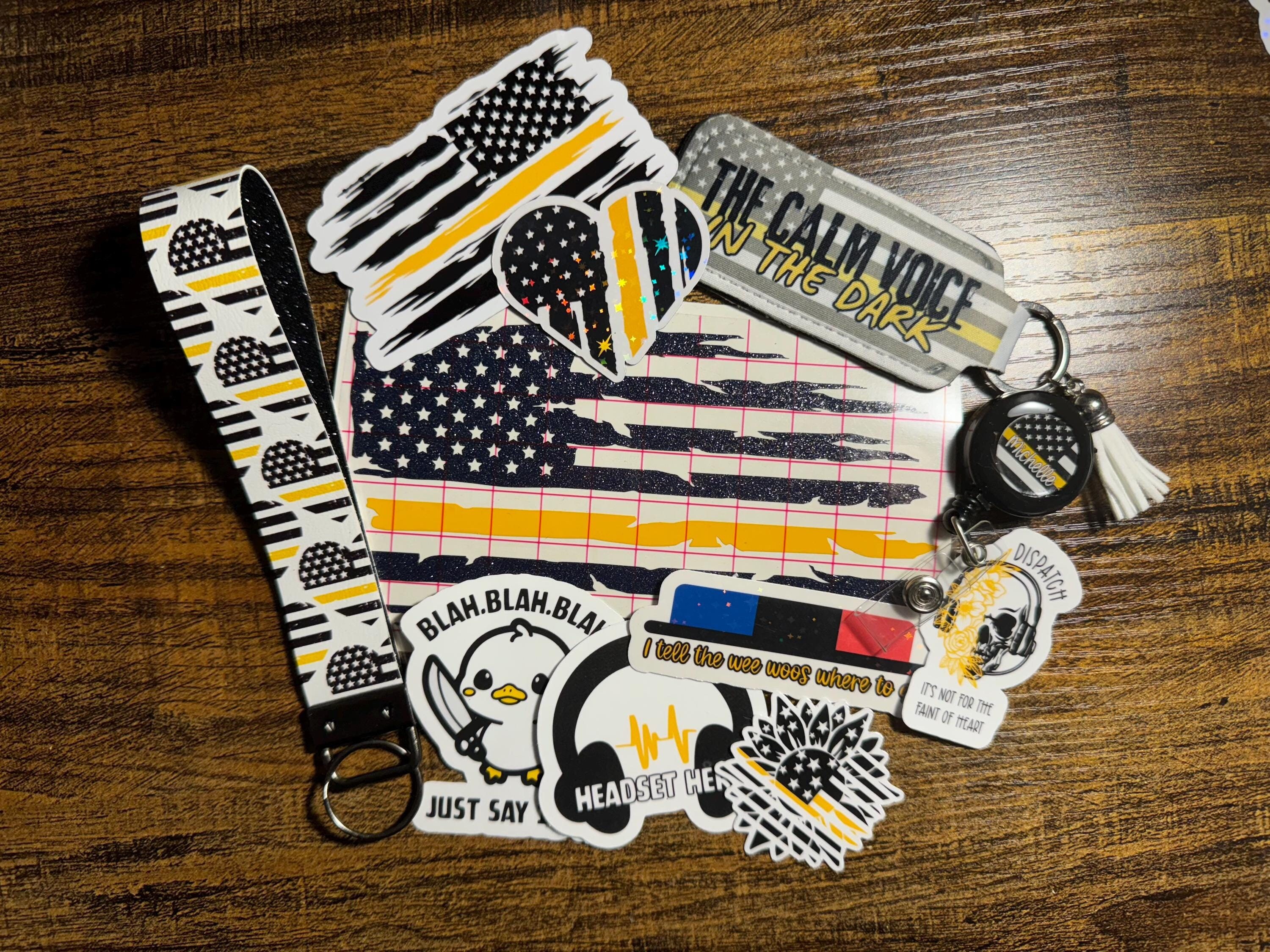 911 Dispatch Gift Box, Christmas Gift Box, Dispatch Sticker Set, Gifts for Dispatch