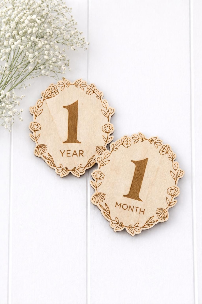 Wooden Birth Stats Plaque | Baby Name Announcement Sign, Milestone ...