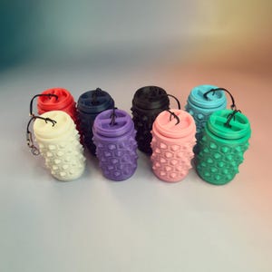 Spiky Fidget Roller keychain | 3D Printed Sensory Stress Reliever | ADHD | Pain Stimming | Small