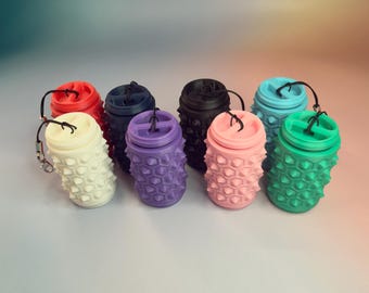 Spiky Fidget Roller keychain | 3D Printed Sensory Stress Reliever | ADHD | Pain Stimming | Small