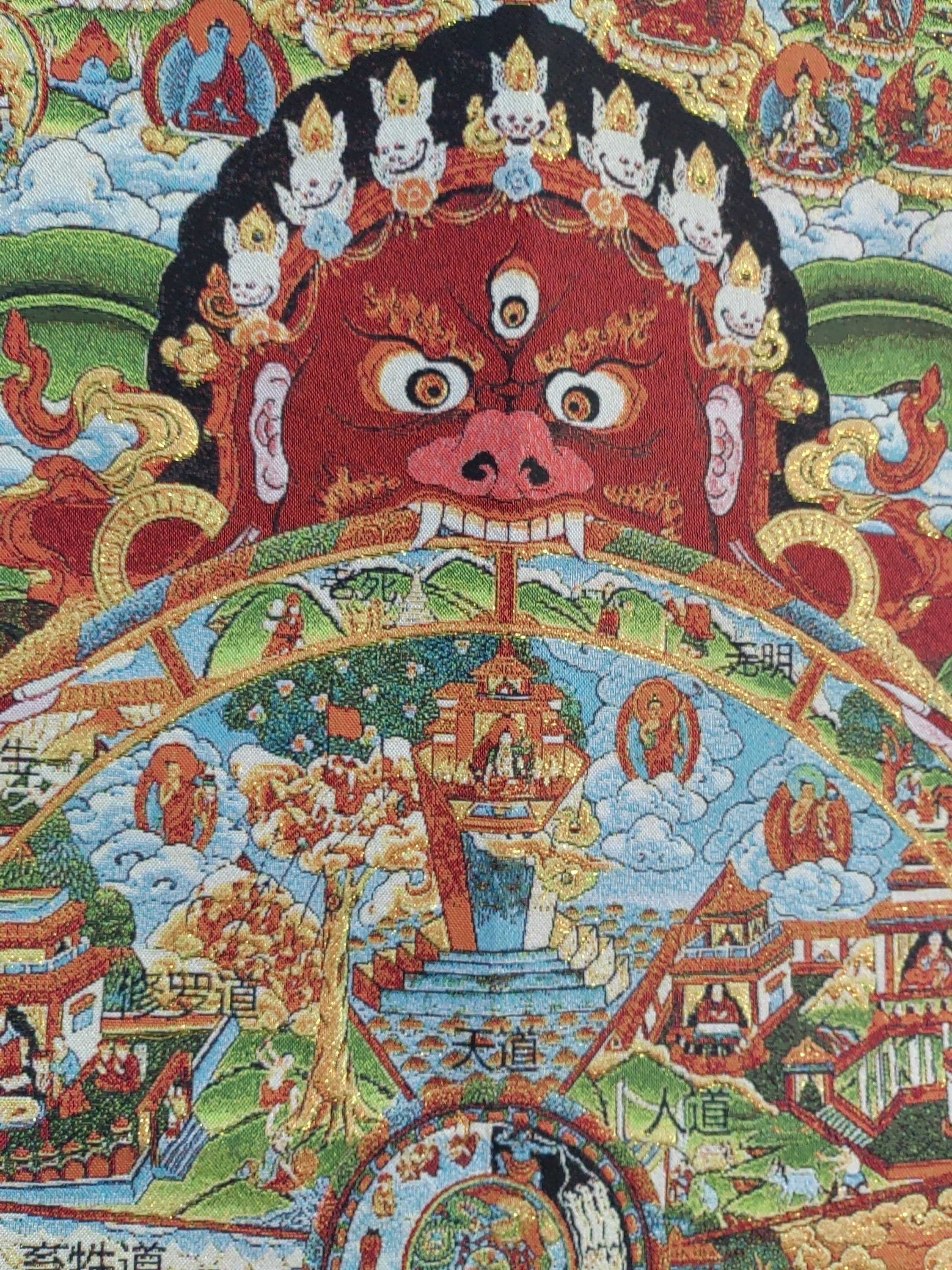 35-tibet-samsara-thangka-art-buddha-wheel-of-life-thangka-circle-of