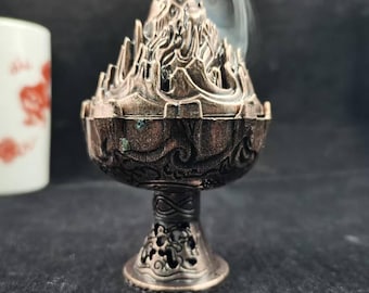 オールドチベット仏教 銅製 金工細工仏陀鈴 Dorje Vajra Bell オールドチベット仏教 銅製 金工細工仏陀鈴 Dorje Vajra Bell