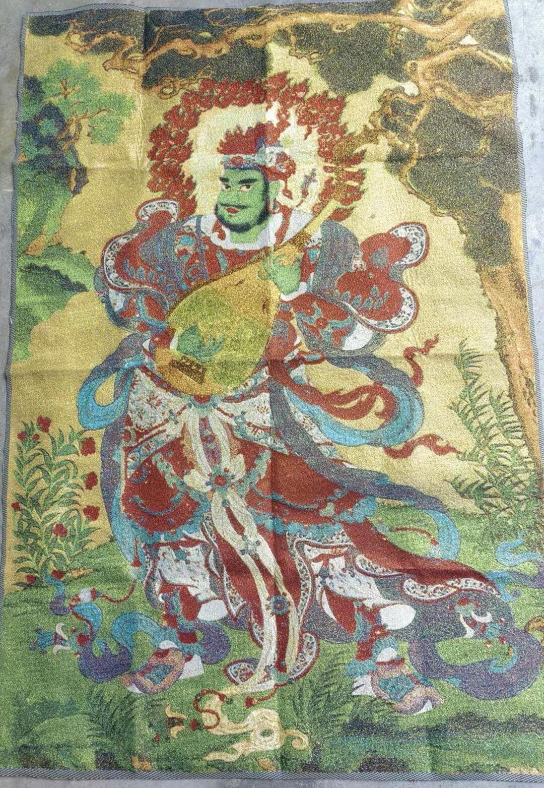 ネパール金襴仏曼荼羅タンカ絵画 (90 x 60 cm) - Etsy 日本