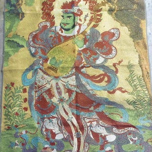 Exquisite Buddha Statue Meditating Buddhist, Blessing, Nepal Buddhist Silk mandala art poster Buddha Tibetan Buddhist thangka Painting PY124