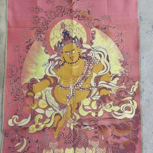 Exquisite Buddha Statue Meditating Buddhist,Blessing,Nepal Buddhist Silk mandala art poster Buddha Tibetan Buddhist thangka Painting PY124