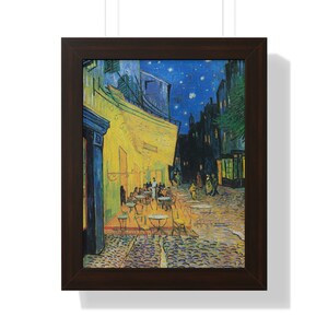 Café Terrace at Night, (1888), Vincent van Gogh,  Fine Art, Poster Print Reproduction, Art Print, Wall Art