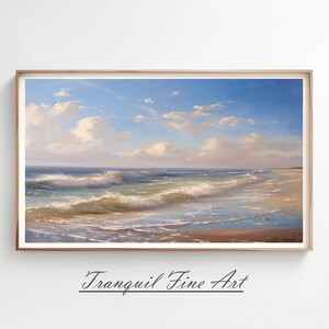 The Beach, Wall Prints, Oil Painting Print, Wall Art, Printable Art, Digital Download
