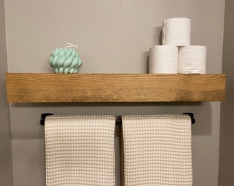 Floating Shelf, Floating Mantel, Farmhouse, Box Shelf, Thick Shelf, Rustic Shelf