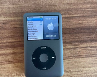 Custom Built iPod Classic 7th Generation Digital Media Players / 192GB - 1TB SDXC or SSD / Tarkan Boards