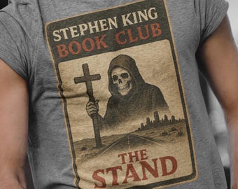 The Stand T-Shirt für Stephen King Book Club, Geschenk für regelmäßige Leser, T-Shirt für Horror Leser