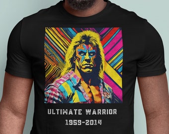 Ultimate Warrior T-shirt, Ultimate Warrior Tribute Tee for Wrestling Fan, Gift for Ultimate Warrior Fan