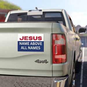 Christian magnet, Inspirational magnet, Jesus name magnet, Custom printed magnet, Religious magnet, Christian gift, Faith magnet, 
Christian home decor, Bible verse magnet, Magnetic Jesus, faith magnet, All-weather magnet, Jesus magnet