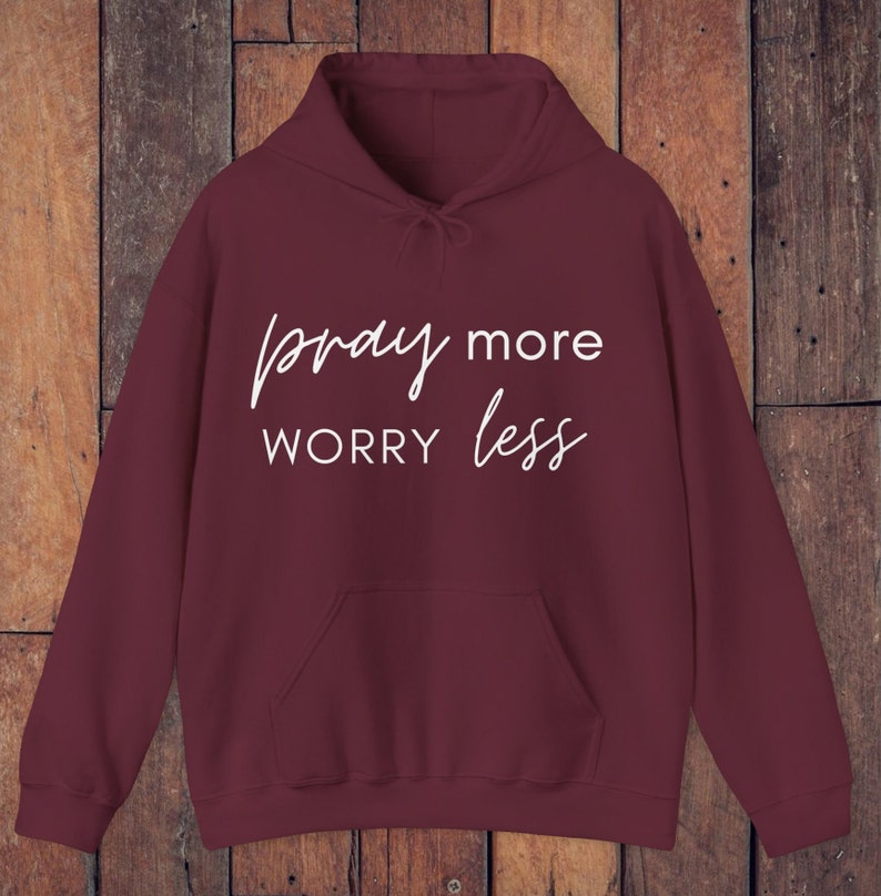 CARRY & PRAY Zippered Hoodie main image 1
