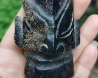 Tibet Hongshan Culture, Meteorite Iron Pendant, Blessing Magnet Glaze Charms, Ancient Jade Jewelry, Good Luck Collection  Feng Shui     hh19