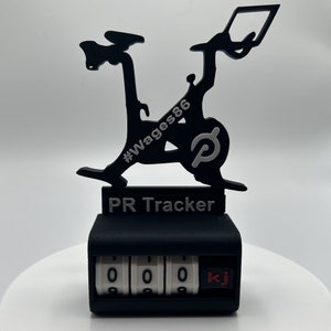 The Ultimate Tread/Cycling Companion/Row | Custom Made PR/Ride counter for cycling/peloton | Personal Record | Peloton | Desk | Home Office