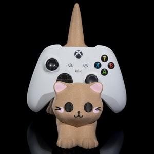 Purfect Cart Joystick Holder | Phone Holder | Multipurpose Holder | Stretching Cat 3D Printed Phone and Joystick Holder