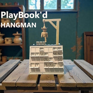 Hangman book shelf style board game