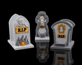 Halloween Tombstone Napkin Holder - Hand Painted
