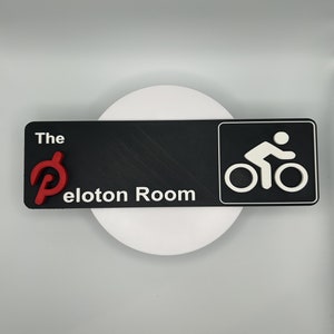 Cycling / Tread Room door / wall sign | Door Hanger | Home Gym | Fitness Decor