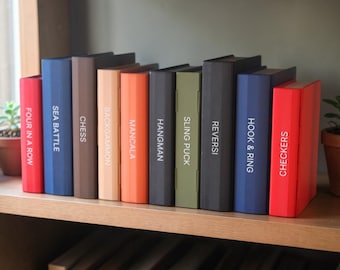 Book Edition Board Games – Hangman, Chess, Checkers, Mancala, Crossword, Cribbage and More