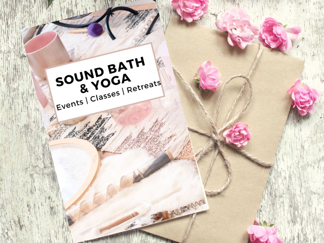 Sound Bath Business Card Template - Editable Canva Design (PDF) - Etsy