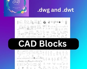 AutoCAD Blocks Package - dwg Format CAD Blocks for Architect Design