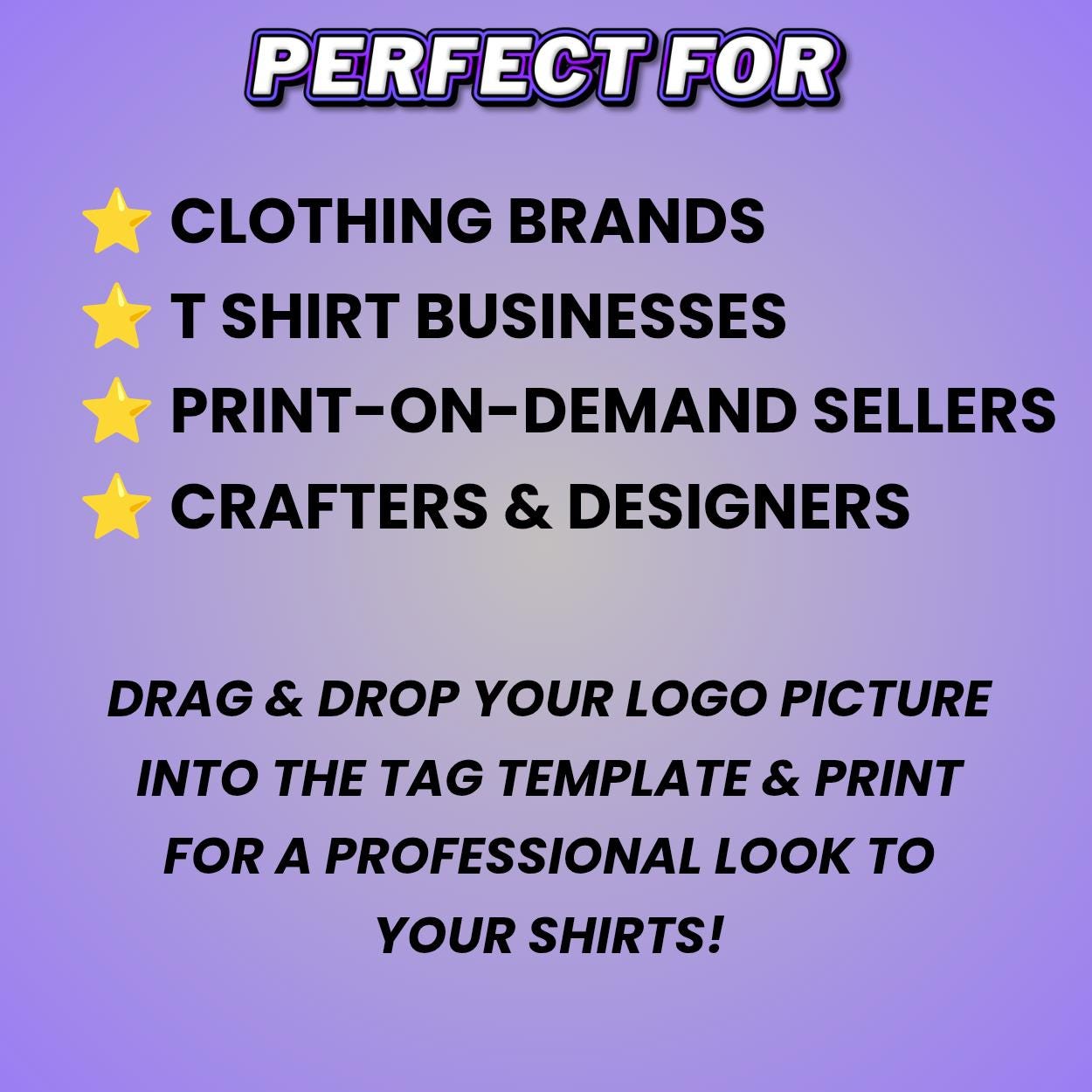 48 Neck Tag Templates Canva, Clothing Label Template Bundle NB-4X ...