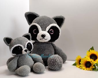 Waschbär Plüschhie Amigurumi Häkelanleitung PDF