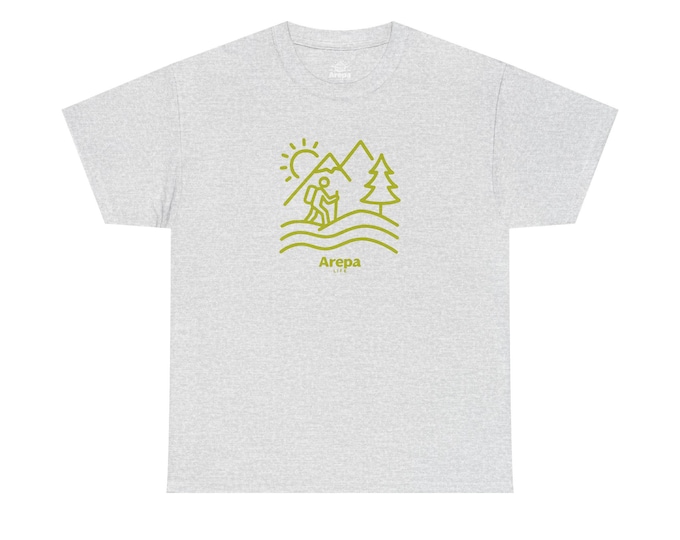 Nature-Inspired Unisex Heavy Cotton Tee - Adventure, Hiking Gear, Outdoor Lover Gift, Nature Lover Apparel